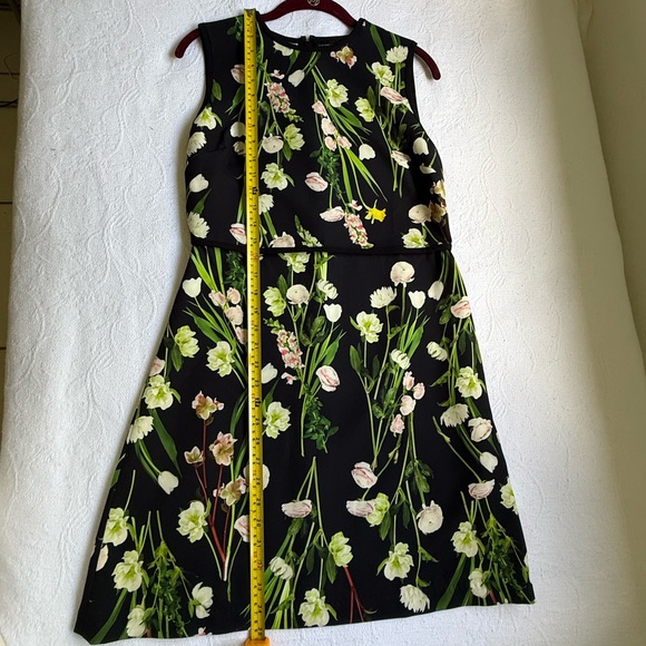 Victoria Beckman for Target Floral Sleeveless Piece Size M  Black Green NWOT - Picture 7 of 11